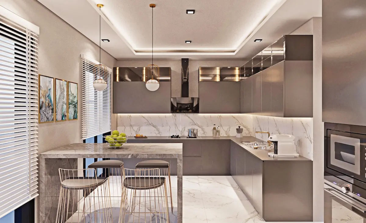 Fitted kitchen